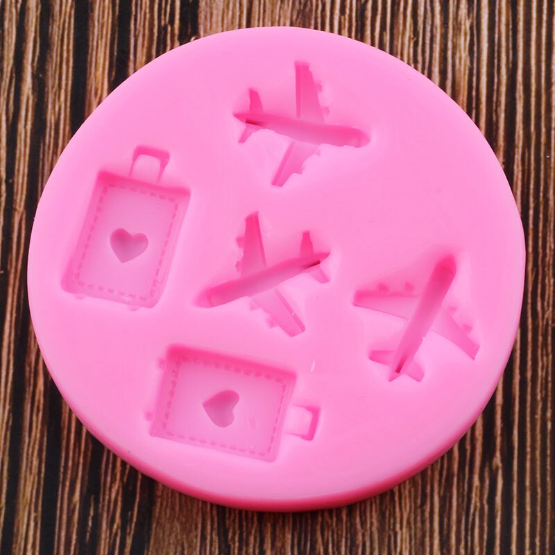 Airplane Travel Luggage Silicone Mold