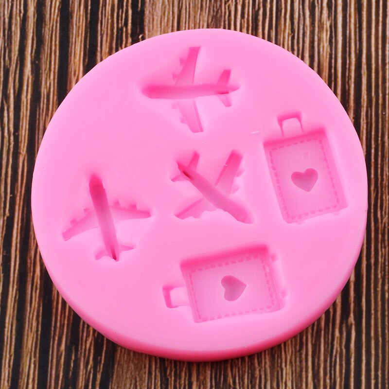 Airplane Travel Luggage Silicone Mold