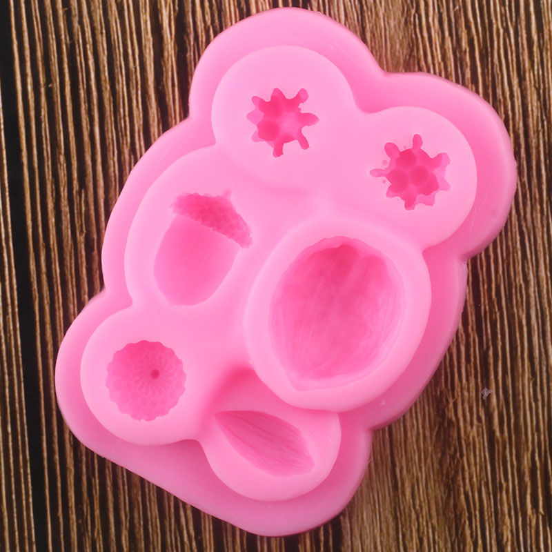 Berries & Nuts Decorative Silicone Mold