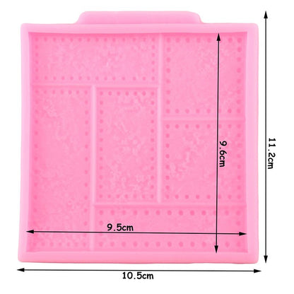 Riveted Metal Plate Fondant Molds