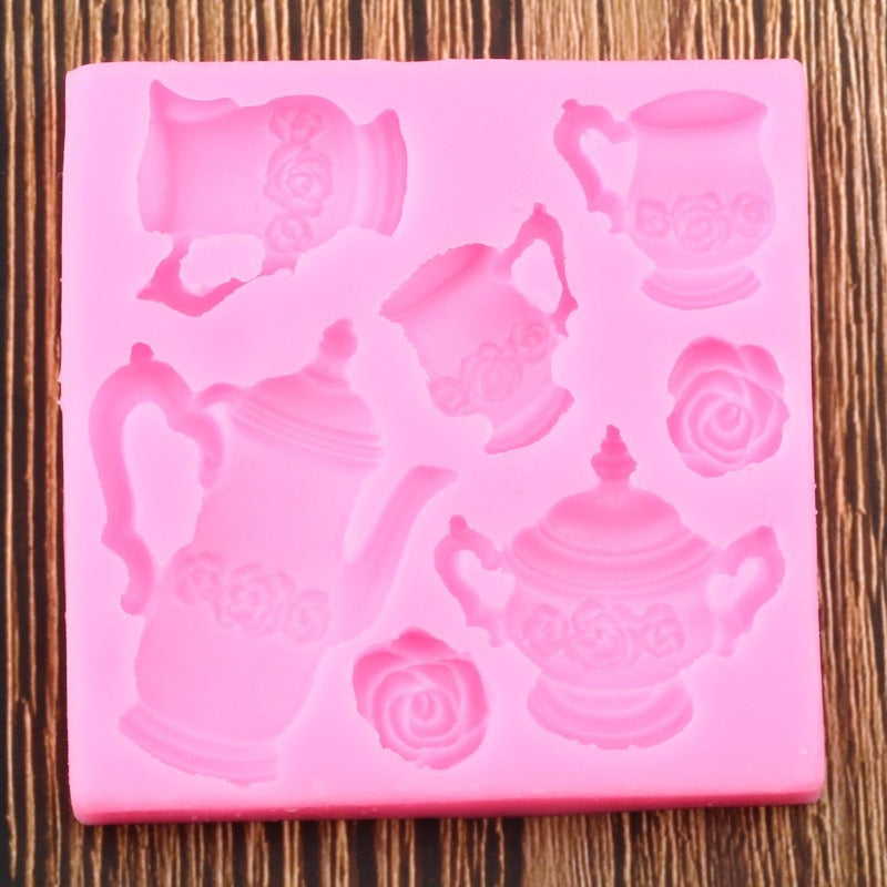 Assorted Tea Cup Silicone Molds