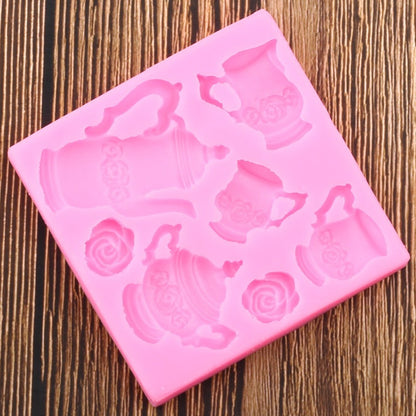 Assorted Tea Cup Silicone Molds