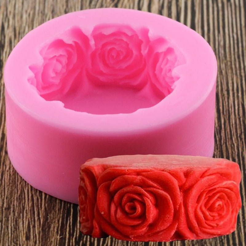 Rose Flower Soap Silicone Mold