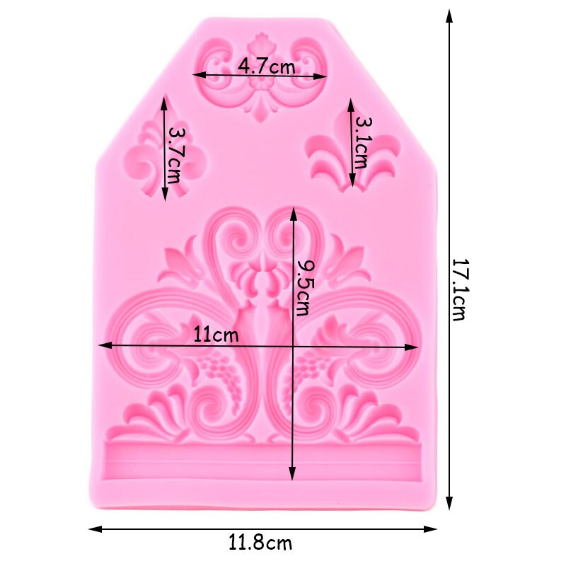 French-Style Cake Border Silicone Mold