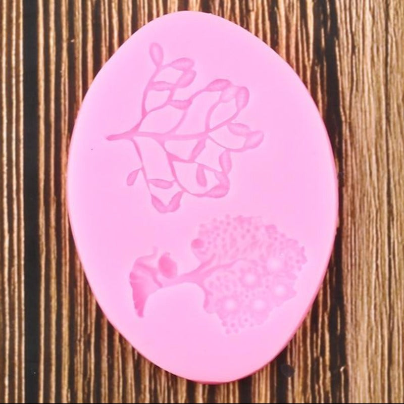 Flower Leaf Cat Mold