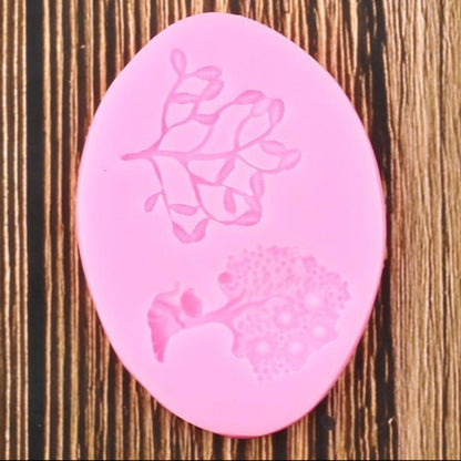 Flower Leaf Cat Mold