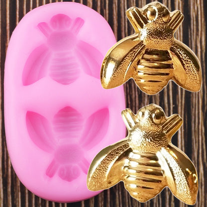 3D Golden Bee Mold