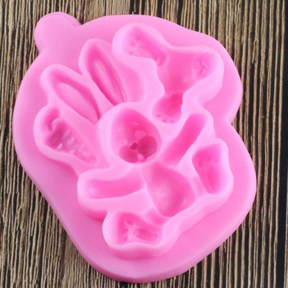 3D Easter Bunny Silicone Mold