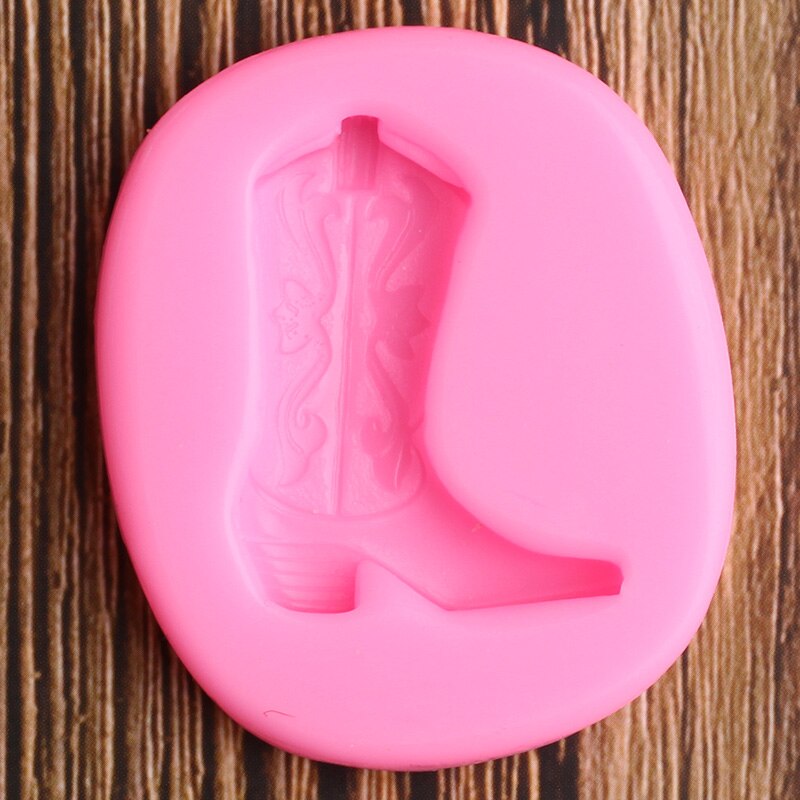 3D Retro Cowboy Boot Mold