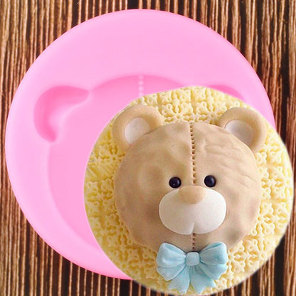 3D Round Bear Mold