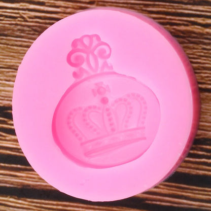 Royal Crown Medallion Silicone Mold