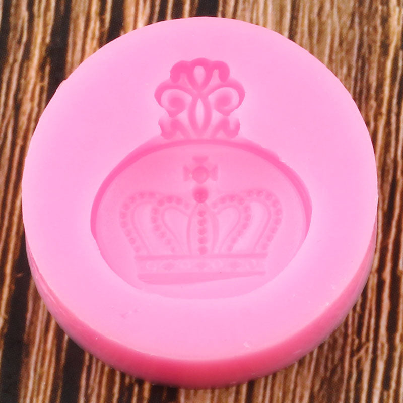 Royal Crown Medallion Silicone Mold