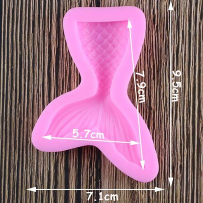 3D Mermaid Tail Silicone Mold