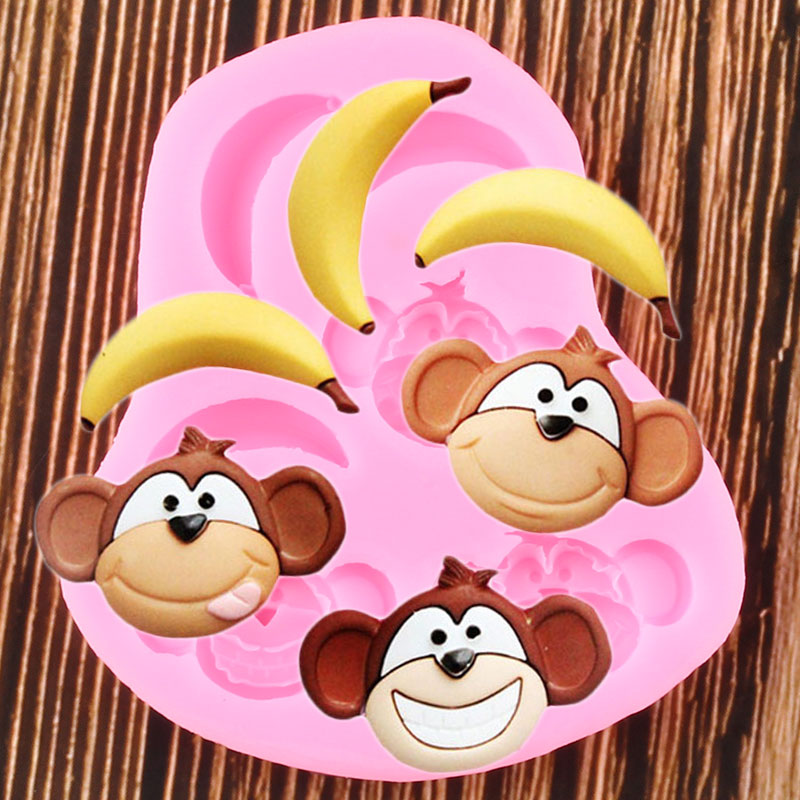 Monkey Banana Cake Mold