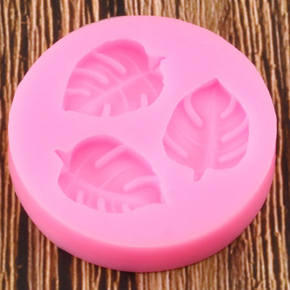 Tropical Turtle Leaves Silicone Mold