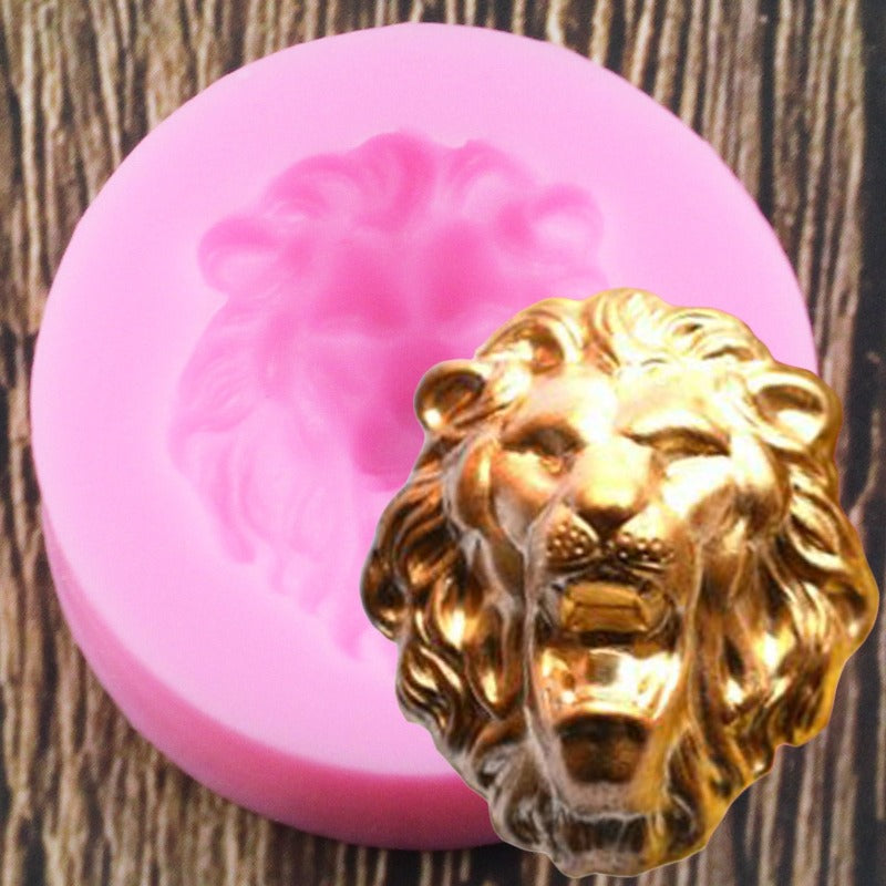 Cake Decorating Lion's Head Fondant Mold