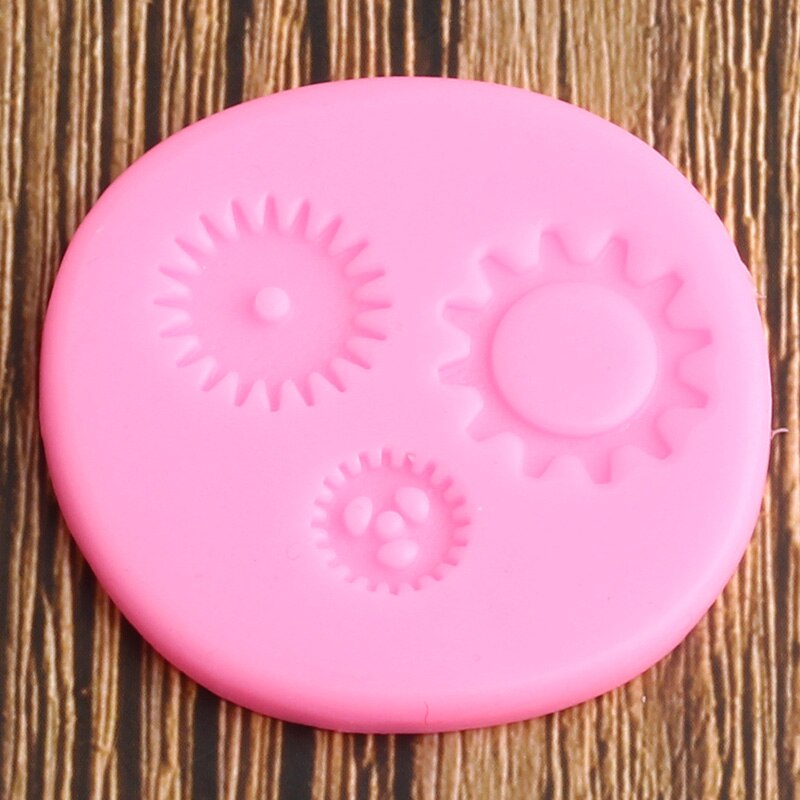 Industrial Vintage Steampunk Gears Silicone Mold