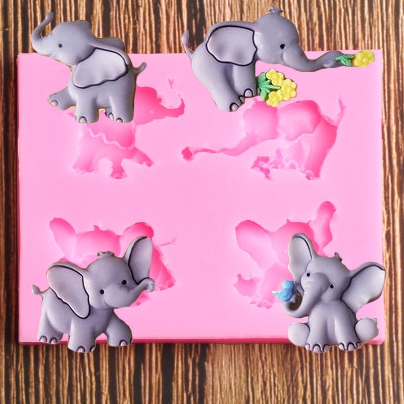 Baby Elephants Mold