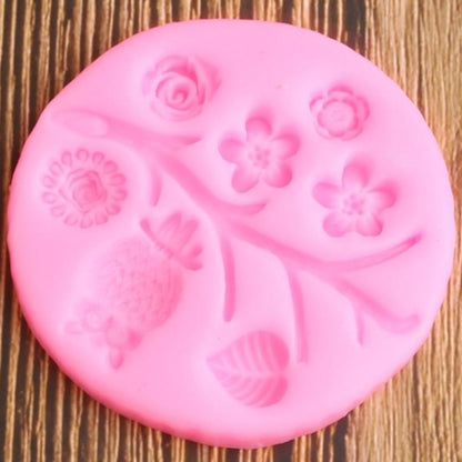 Owl & Flowers Silicone Mold