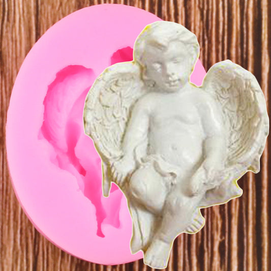 Sitting Angel Silicone Mold