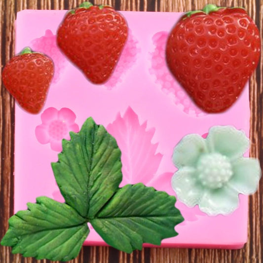 Leafy Strawberry Mold