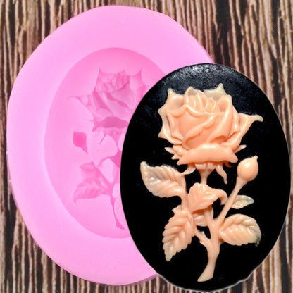 Single Rose Flower Silicone Mold