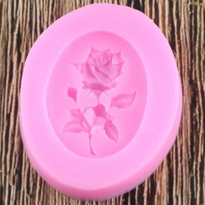 Single Rose Flower Silicone Mold