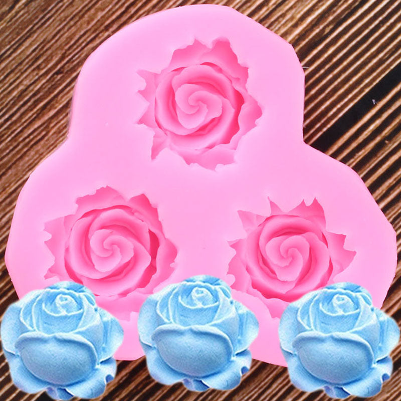 Large Roses Silicone Molds