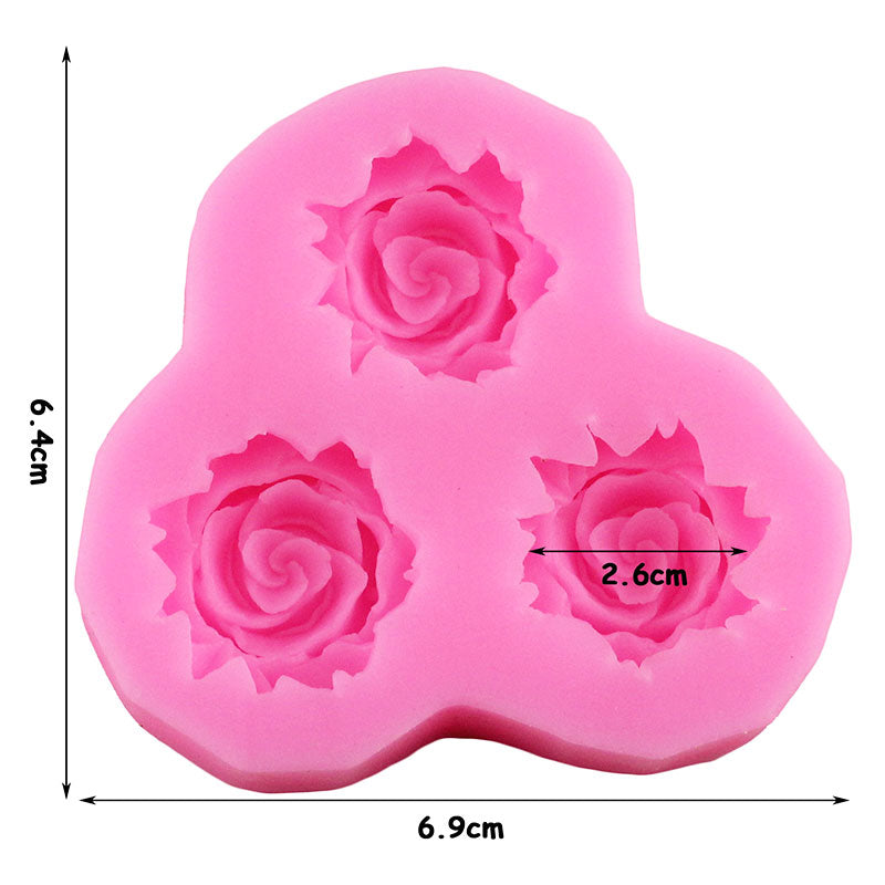 Large Roses Silicone Molds