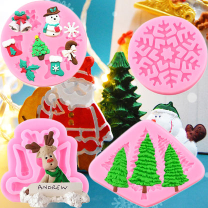 3D Christmas Decorations Mold