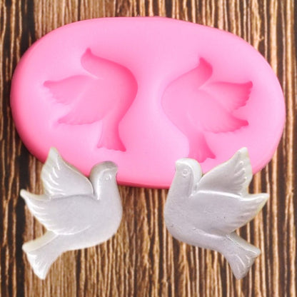 Peaceful White Dove Decorative Silicone Mold