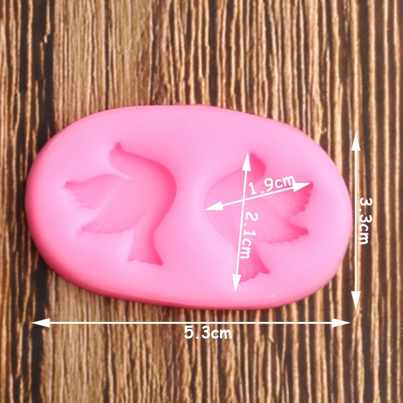 Peaceful White Dove Decorative Silicone Mold