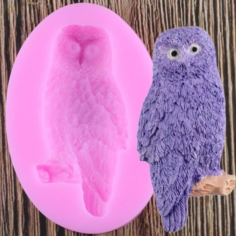 Purple Night Owl Silicone Mold