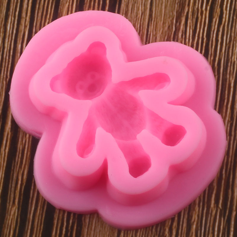 3D Pink Bear Mold