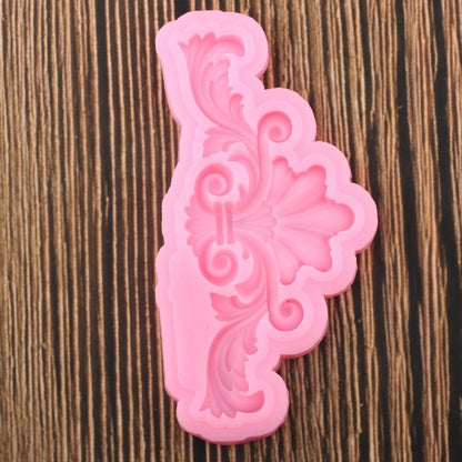 Baroque Scroll Leaves Mold