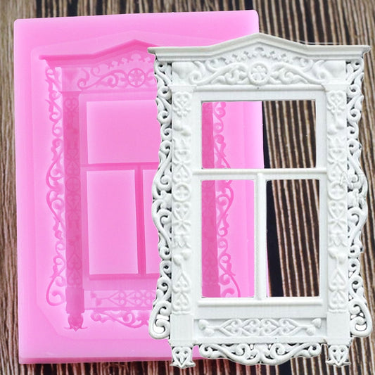 Bordered Window Frame Silicone Mold