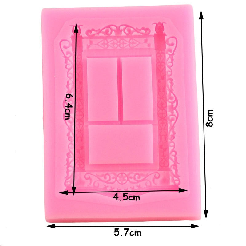 Bordered Window Frame Silicone Mold