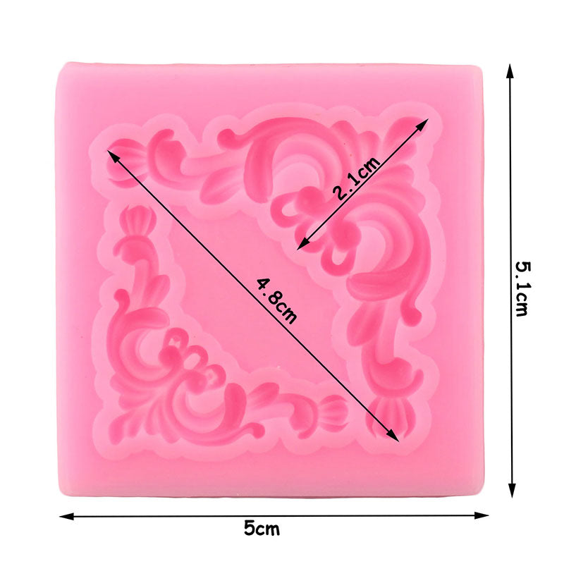 3D Tassel Cake Border Silicone Mold