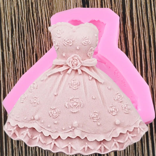 Flower Dress Silicone Mold