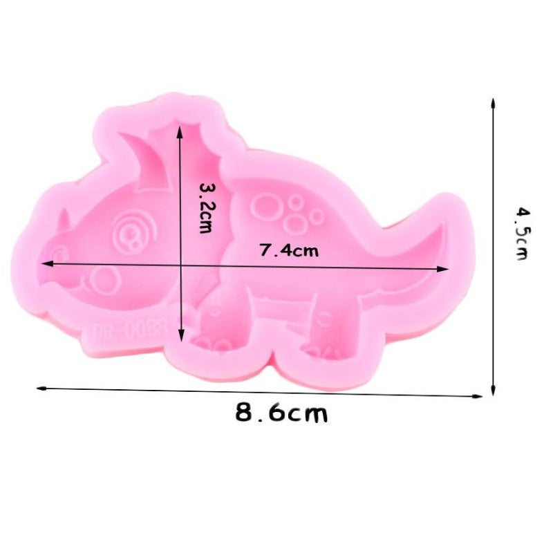 3D Triceratops Dinosaur Mold