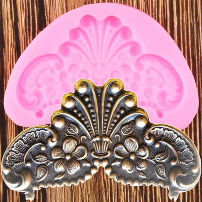 Floral Wings Emblem Mold