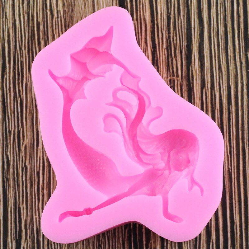 3D Swimming Mermaid Mold