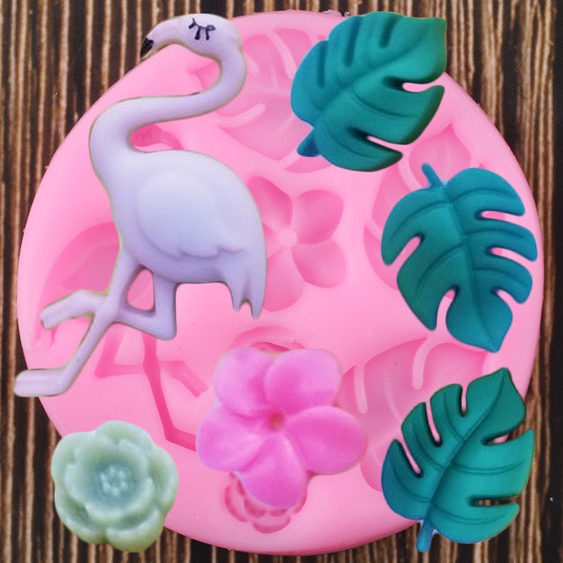 Rose Flamingo Mold