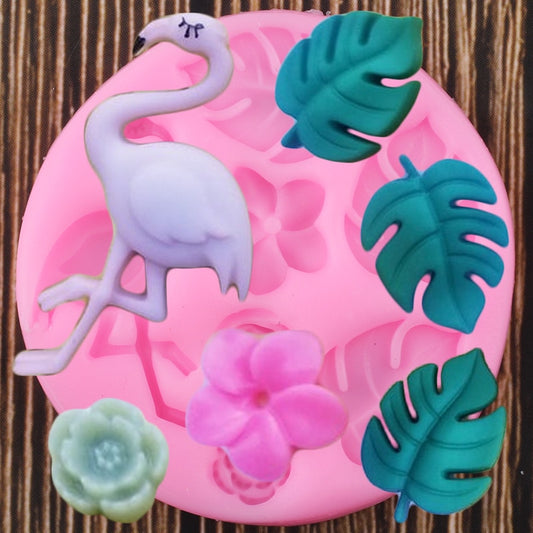 Rose Flamingo Mold