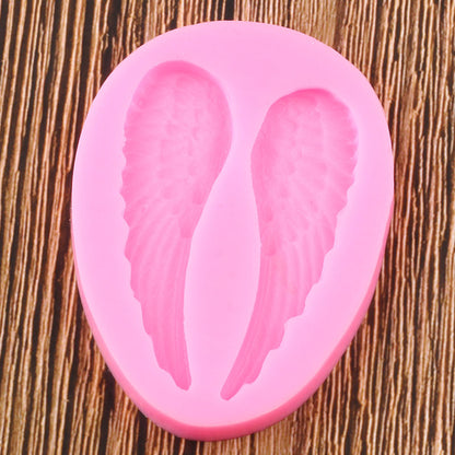 3D Feathered Angel Wings Mold