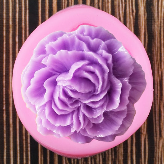 Blooming Peony Flower Fondant Silicone Mold