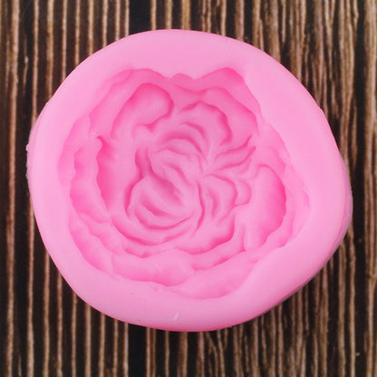 Blooming Peony Flower Fondant Silicone Mold