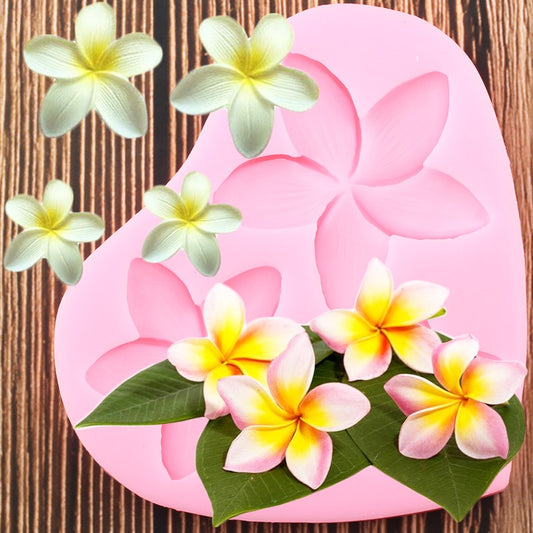 Plumeria Flower Silicone Mold