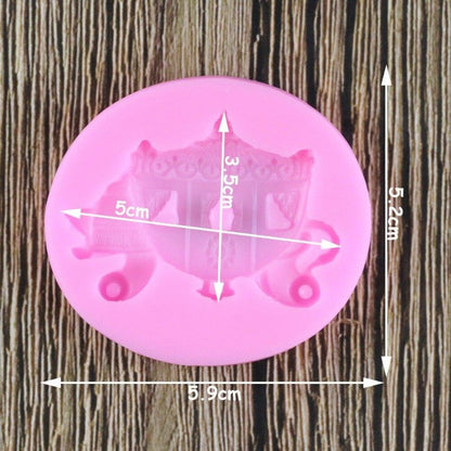 3D Princess Carriage Mold