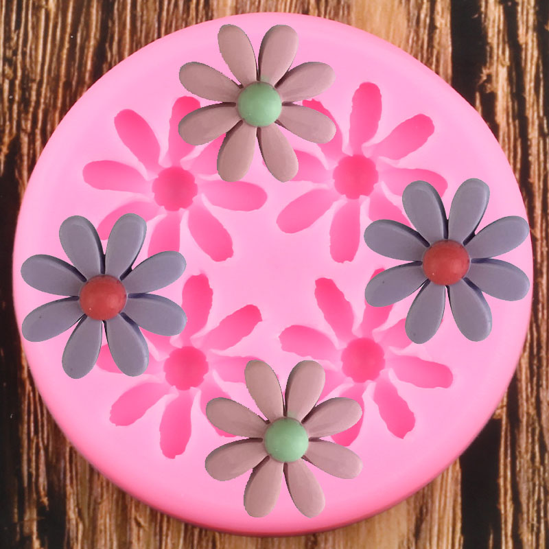 Four Daisy Flowers Mold